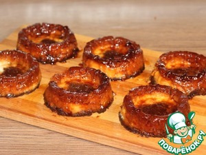 Карамельный, ванильный и шоколадный десерт