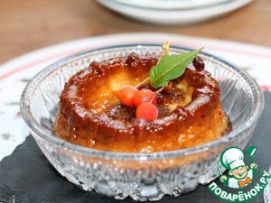 Карамельный, ванильный и шоколадный десерт