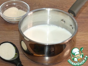 Карамельный, ванильный и шоколадный десерт