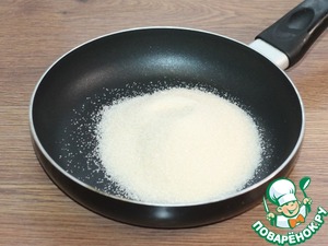 Карамельный, ванильный и шоколадный десерт