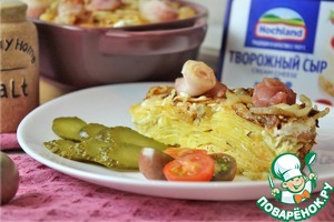 Картофельная запеканка в яично-сырной заливке Картофельная запеканка в яично-сырной заливке