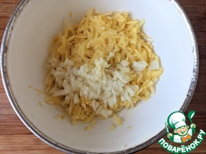 Картофельные драники с индейкой Картофельные драники с индейкой