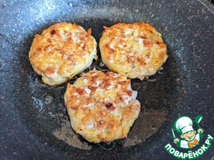 Картофельные драники с индейкой Картофельные драники с индейкой