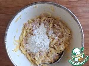 Картофельные драники с индейкой Картофельные драники с индейкой