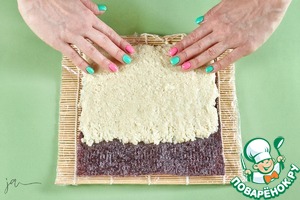 Кето-онигирацу с форелью Кето-онигирацу с форелью