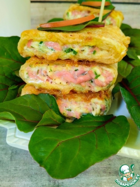 Конвертики из лаваша "Нежные" Конвертики из лаваша "Нежные"