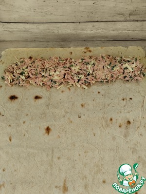 Конвертики из лаваша "Нежные" Конвертики из лаваша "Нежные"