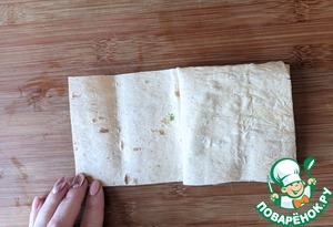 Конвертики из лаваша с индейкой и сыром Конвертики из лаваша с индейкой и сыром