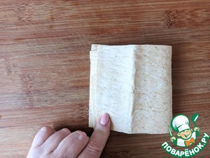 Конвертики из лаваша с индейкой и сыром Конвертики из лаваша с индейкой и сыром