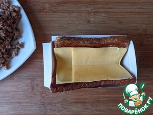 Корейский сэндвич с фаршем из индейки Корейский сэндвич с фаршем из индейки