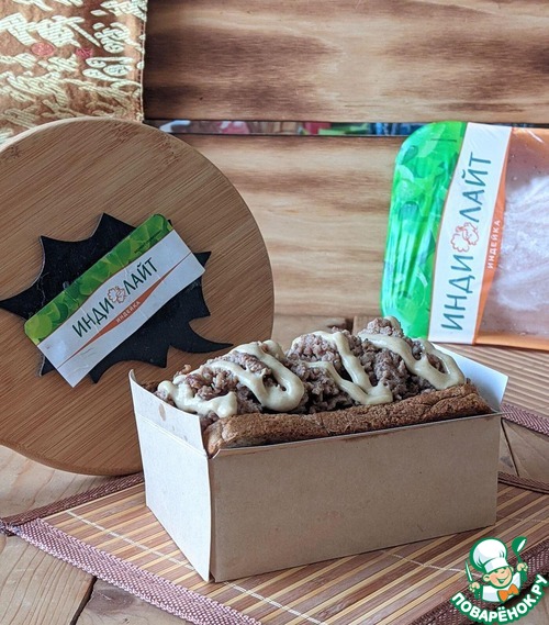 Корейский сэндвич с фаршем из индейки Корейский сэндвич с фаршем из индейки