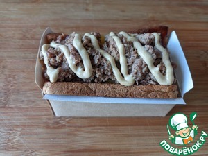 Корейский сэндвич с фаршем из индейки Корейский сэндвич с фаршем из индейки