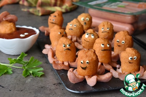 Корн доги "Осьминоги" Корн доги "Осьминоги"