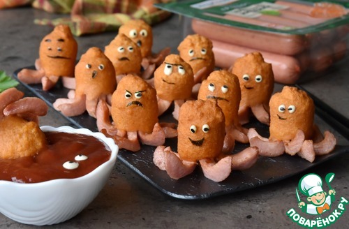 Корн доги "Осьминоги" Корн доги "Осьминоги"