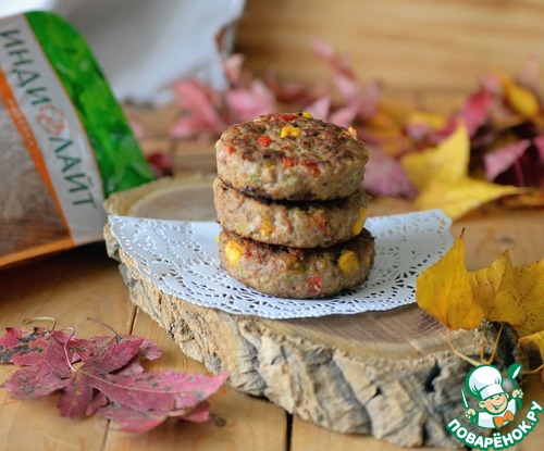 Котлеты из индейки по-Гавайски Котлеты из индейки по-Гавайски