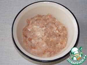 Котлеты с творожным сыром в духовке Котлеты с творожным сыром в духовке