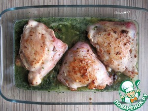 Курица в сливочном рисе со шпинатом Курица в сливочном рисе со шпинатом