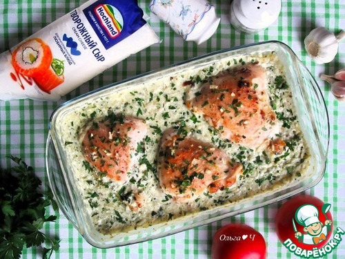 Курица в сливочном рисе со шпинатом Курица в сливочном рисе со шпинатом