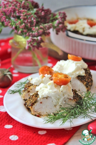 Куриное филе с творожным сыром Куриное филе с творожным сыром