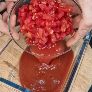 Ленивая лазанья с острым соусом Ленивая лазанья с острым соусом