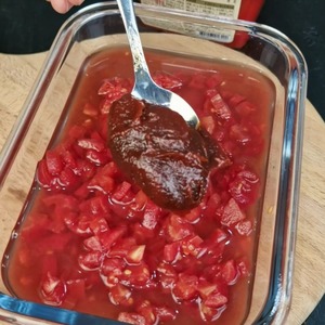 Ленивая лазанья с острым соусом Ленивая лазанья с острым соусом