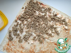 Ленивый штрудель с фаршем