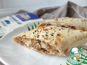 Ленивый штрудель с фаршем