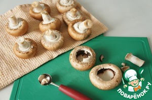 Мини-бургеры из шампиньонов