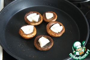 Мини-бургеры из шампиньонов