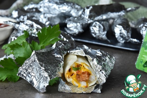 Мини бурито "на один укус" Мини бурито "на один укус"