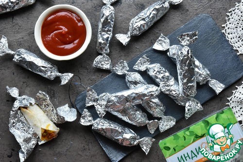 Мини бурито "на один укус" Мини бурито "на один укус"