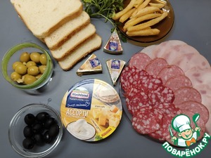 Мини-бутерброды "Ассорти" Мини-бутерброды "Ассорти"