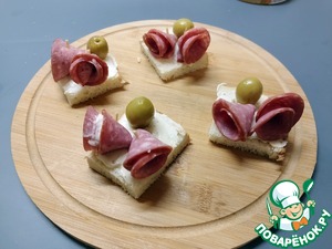 Мини-бутерброды "Ассорти" Мини-бутерброды "Ассорти"