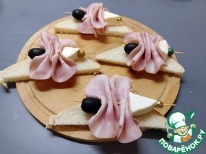 Мини-бутерброды "Ассорти" Мини-бутерброды "Ассорти"