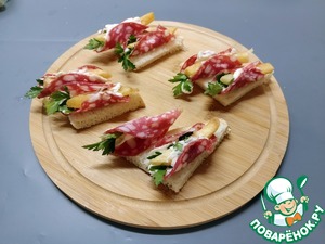 Мини-бутерброды "Ассорти" Мини-бутерброды "Ассорти"