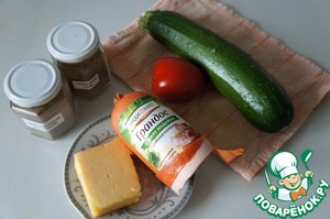 Мини-пиццы из кабачка Мини-пиццы из кабачка