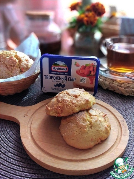 Мягкое сырно-морковное печенье