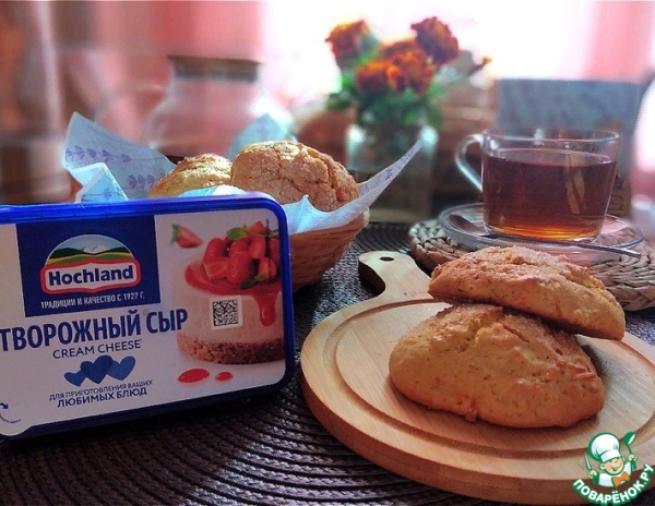 Мягкое сырно-морковное печенье