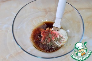 Мясо индейки в соево-горчичном маринаде Мясо индейки в соево-горчичном маринаде