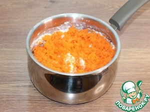 Морковный пудинг с рисовой полентой Морковный пудинг с рисовой полентой