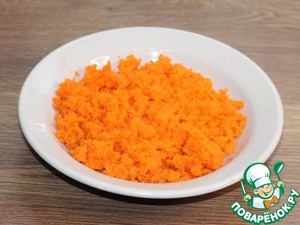 Морковный пудинг с рисовой полентой Морковный пудинг с рисовой полентой