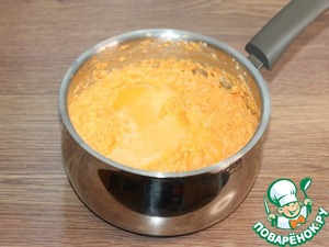 Морковный пудинг с рисовой полентой Морковный пудинг с рисовой полентой