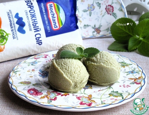 Мороженое с чаем матча Мороженое с чаем матча