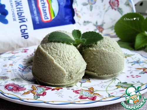 Мороженое с чаем матча Мороженое с чаем матча