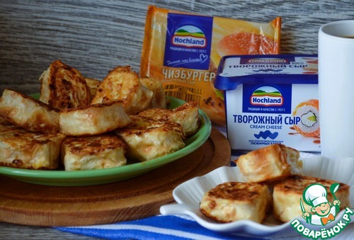 Обжаренные рулеты из лаваша Обжаренные рулеты из лаваша