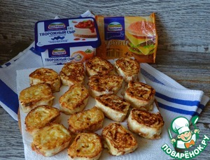 Обжаренные рулеты из лаваша Обжаренные рулеты из лаваша