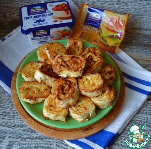 Обжаренные рулеты из лаваша Обжаренные рулеты из лаваша