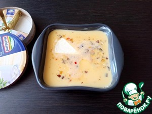 Омлет с белыми грибами и сыром