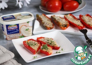 Острые перцы фаршированные сыром