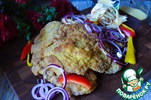 Отбивные в кукурузной поленте